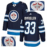 Jets 33 Dustin Byfuglien Navy With Special Glittery Logo Adidas Jersey,baseball caps,new era cap wholesale,wholesale hats